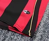 2006/2007 Retro Long Sleeve AC Milan Home Football Shirt 1:1 Thai Quality Kids Size