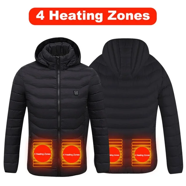 Unisex Heated Jacket Heating Coat Electric shopify Stunahome.com