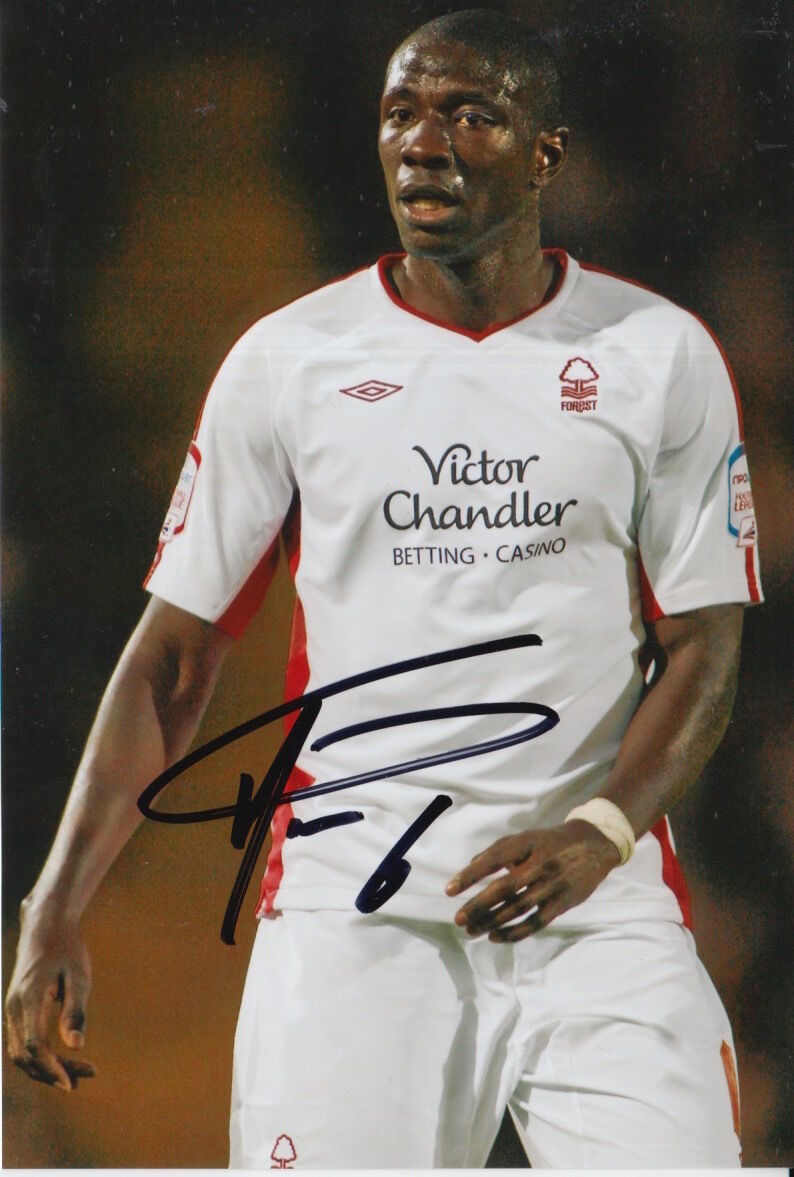 NOTTINGHAM FOREST HAND SIGNED GUY MOUSSI 6X4 Photo Poster painting 1.