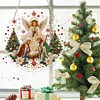 Praying Angels DIY Diamond Painting Pendant Double Sided Gem Beads 25cm