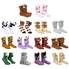 3D Knit Socks Funny Warm Cute Socks Double Layer Hand Crocheted Sock Middle Tube Socks for Autumn/Winter for Men & Women