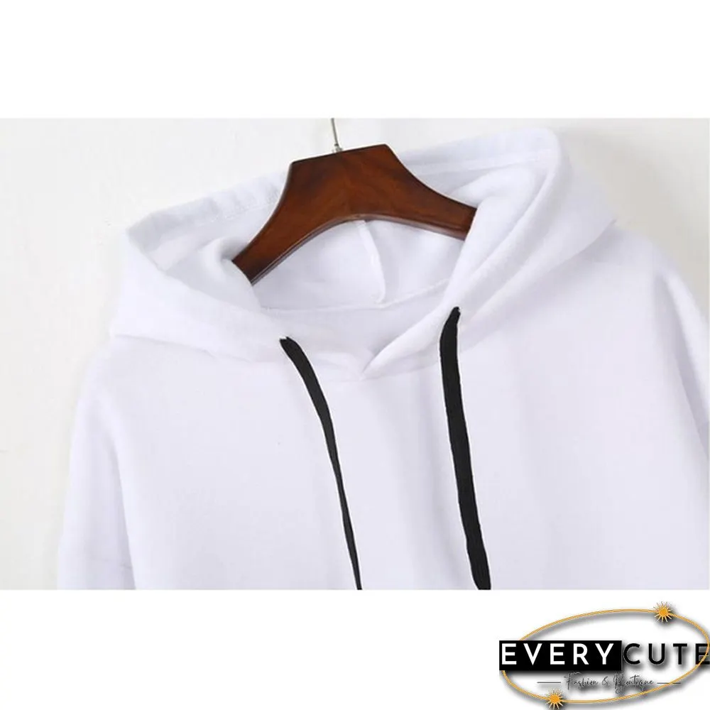 Heartbeat Line Printed Hoodies For Women Fashion Casual Graphic Creative Personalized