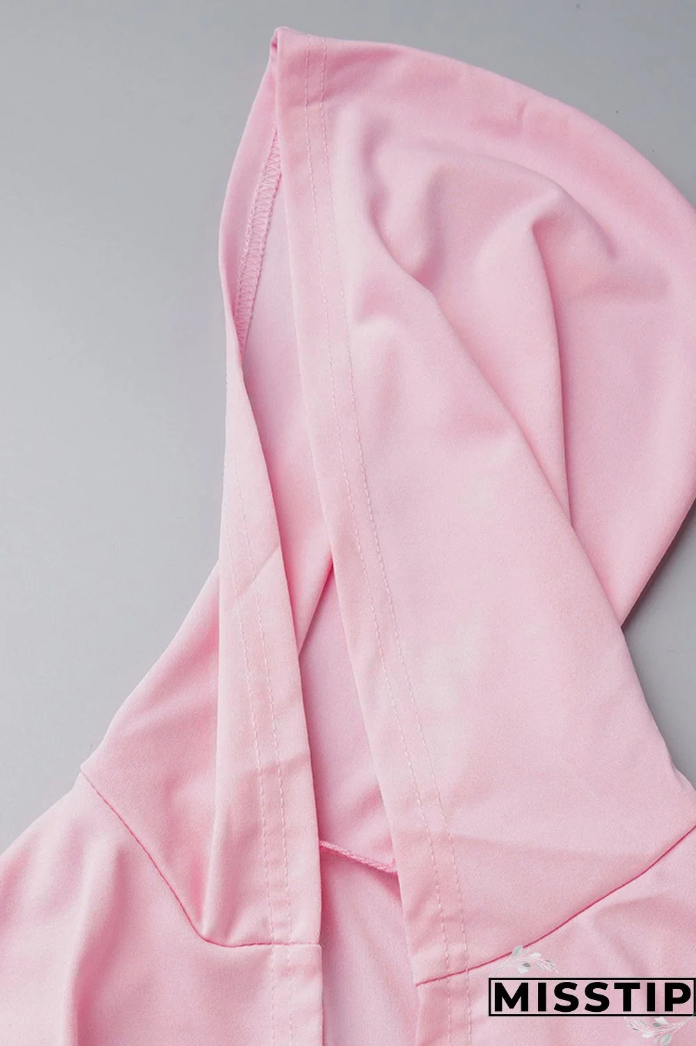 Blue Casual Solid Basic U Neck Long Sleeve Two Pieces