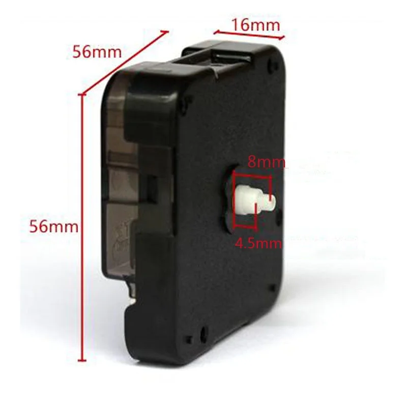 DIY Clock Parts Classic Clock Mechanism Movement Motor Quartz Silent Black Replacement Essential Tools Home Decor Clockwork