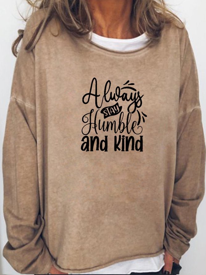 Long Sleeve Crew Neck Be Kind Sweatshirt