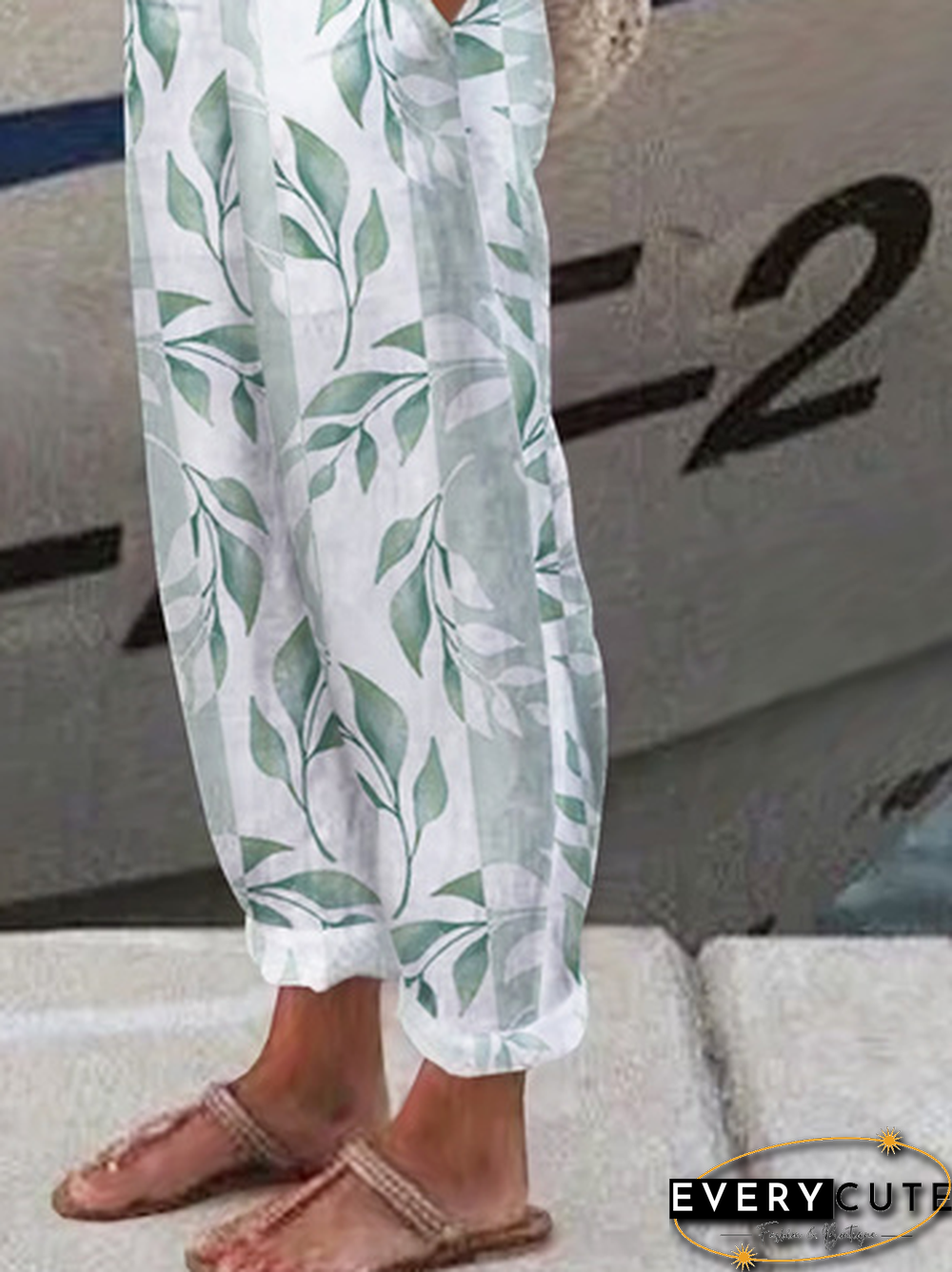 Printed Loosen Pants
