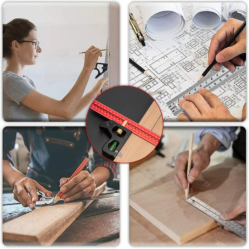 SAKER&reg; Combination Square Ruler