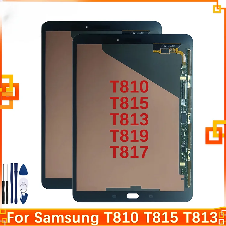 9.7" LCD For Samsung Galaxy Tab S2 T810 T815 T813 T819 T817 SM-T810 LCD Display Touch Screen Assembly Replacement Panel Tested