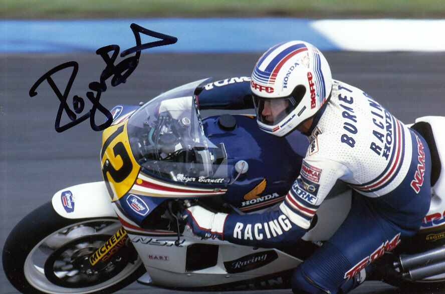 Roger Burnett Hand Signed Rothmans Honda 6x4 Photo Poster painting 2.