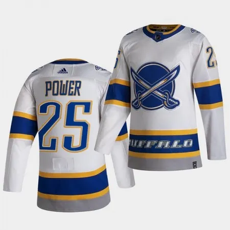 Men's Buffalo Sabres #25 Owen Power White Stitched Jersey LMNX