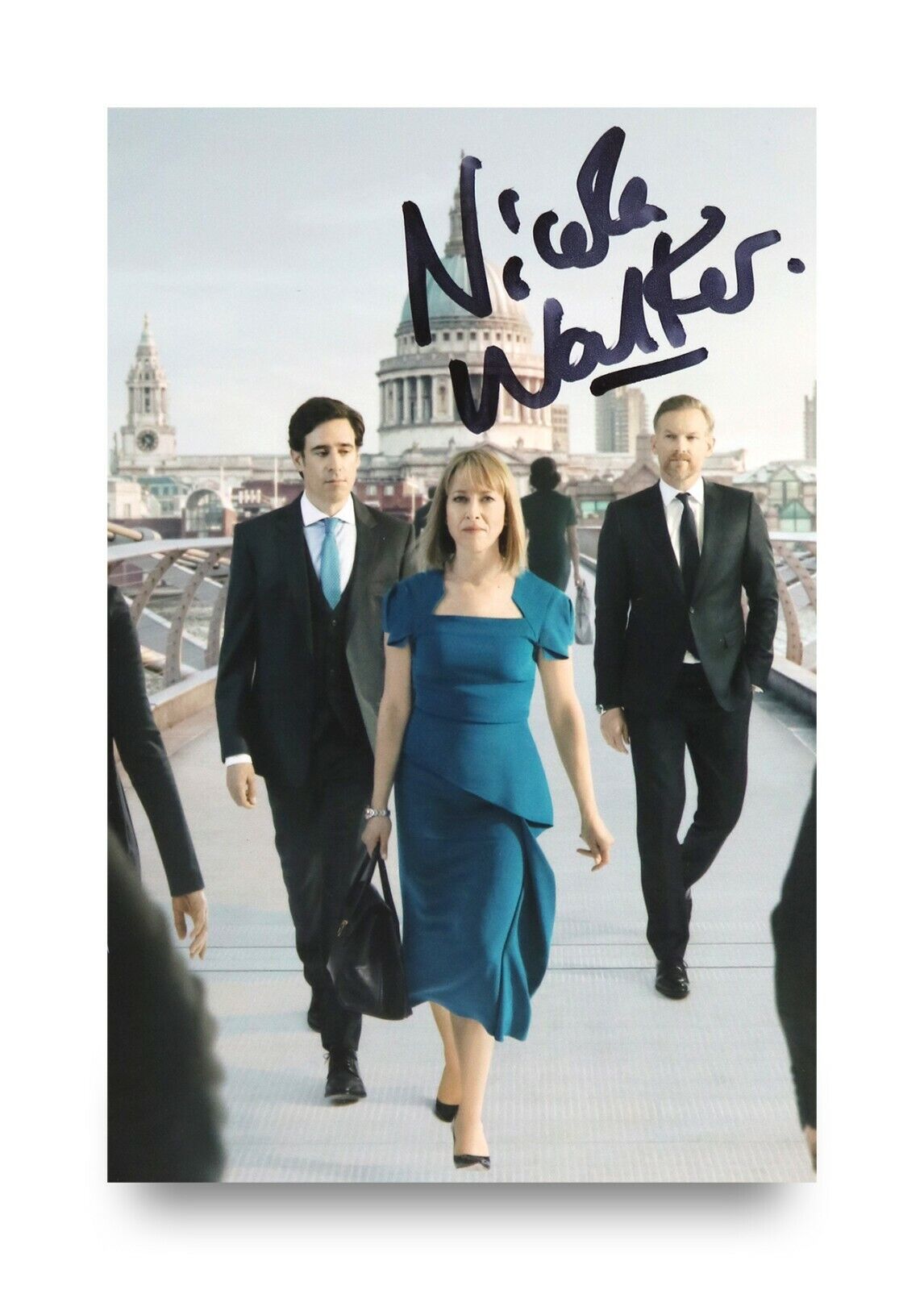 Nicola Walker Signed 6x4 Photo Poster painting The Split Hannah Stern Unforgotten Autograph +COA