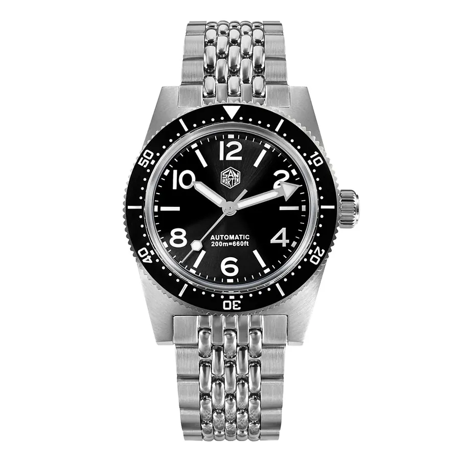 San Martin 37mm 62Mas Dive Watch with New Fly Adjustable Clasp