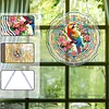 Diamond Painting Acrylic Flower Parrot Window Hanging Pendant for Home Decor