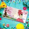 (US Only)12PCS DIY Diamond Painting Greeting Card Set Festival Pattern Congratulations