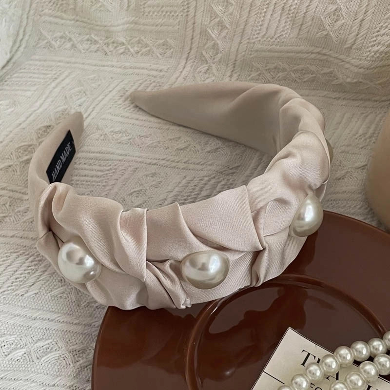 Elegant Retro Solid Color Cloth Hair Band