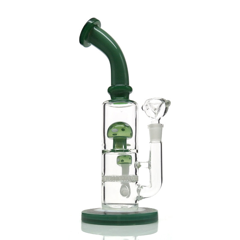 New Toro Glass Jet Mushroom Perc Honeycomb Glass pipe
