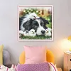 Border Collie And Chicks-11CT Stamped Cross Stitch 40*40cm/15.75*15.75in tapestrymarket