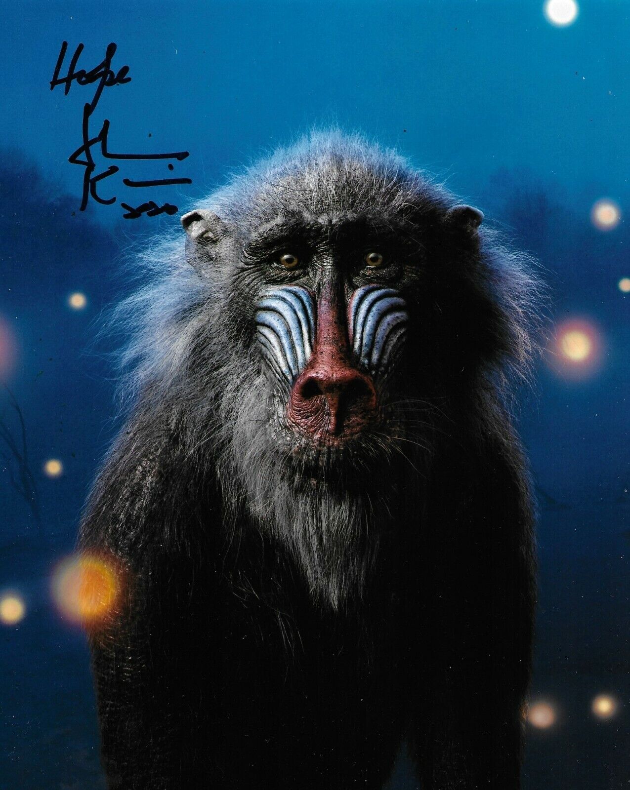 John Kani Signed The Lion King 10x8 Photo Poster painting AFTAL