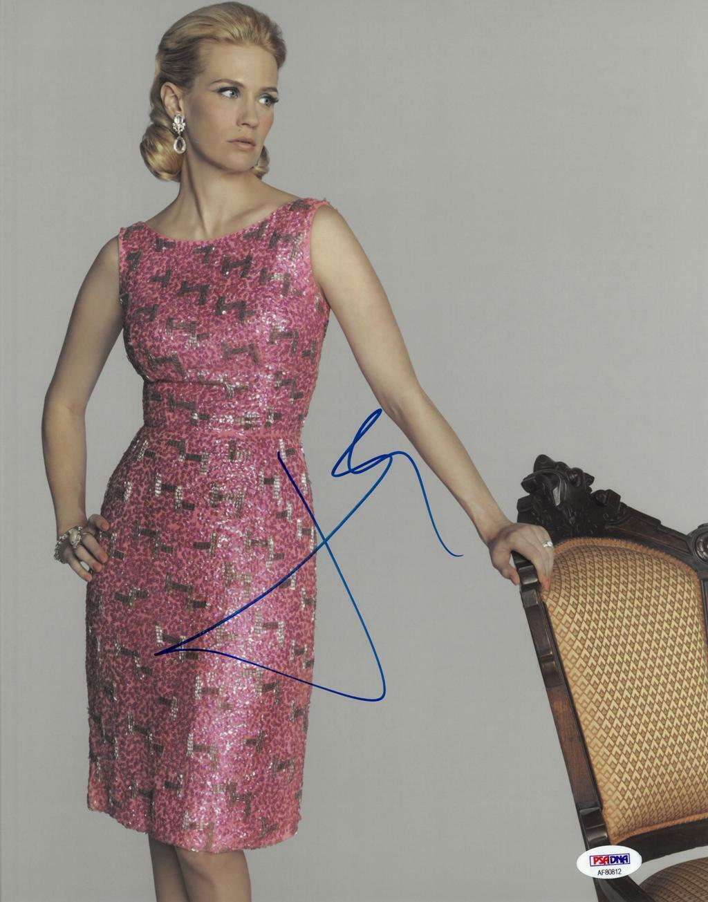 January Jones Signed Authentic Autographed 11x14 Photo Poster painting PSA/DNA #AF80812