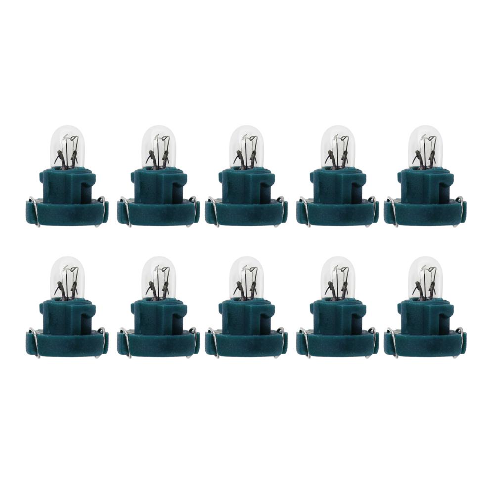 

10pcs T3 LED 12V Car Interior Instrument Light Bulbs Dashboard Lamps(Green), 501 Original