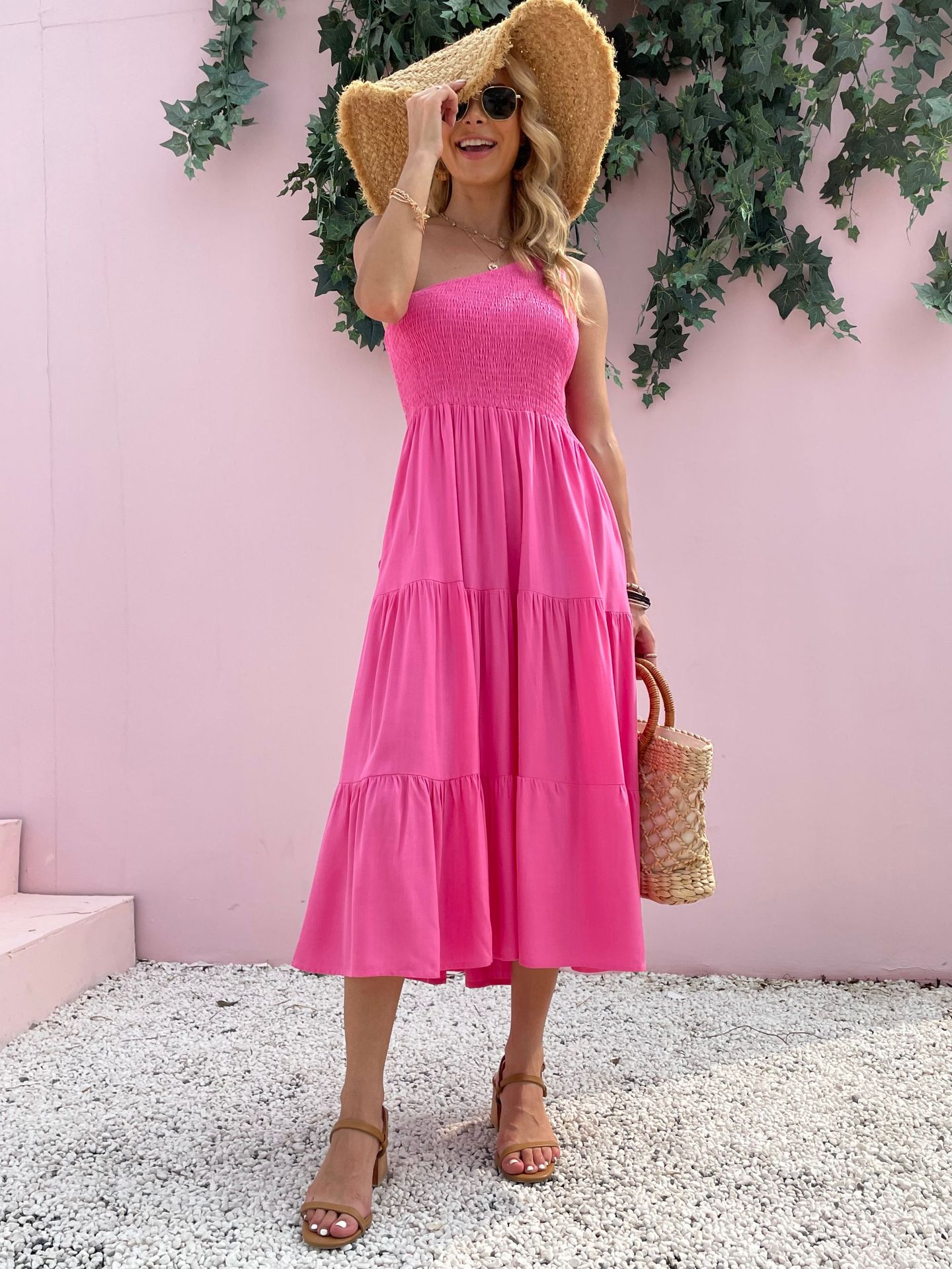  thdmladies Elle Pink Maxi Dress thedmladies