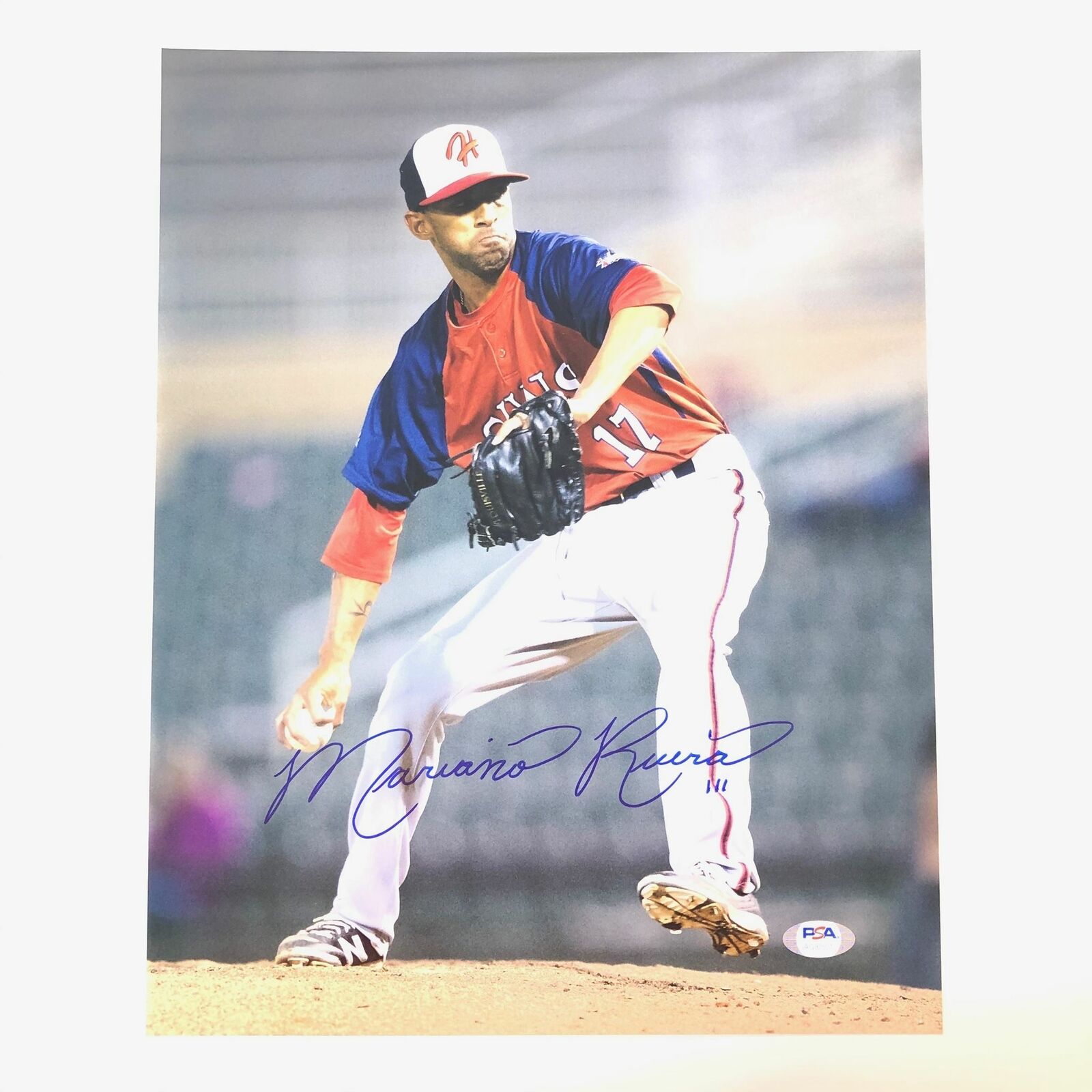 Mariano Rivera III signed 11x14 Photo Poster painting PSA/DNA Washington Nationals Autographed