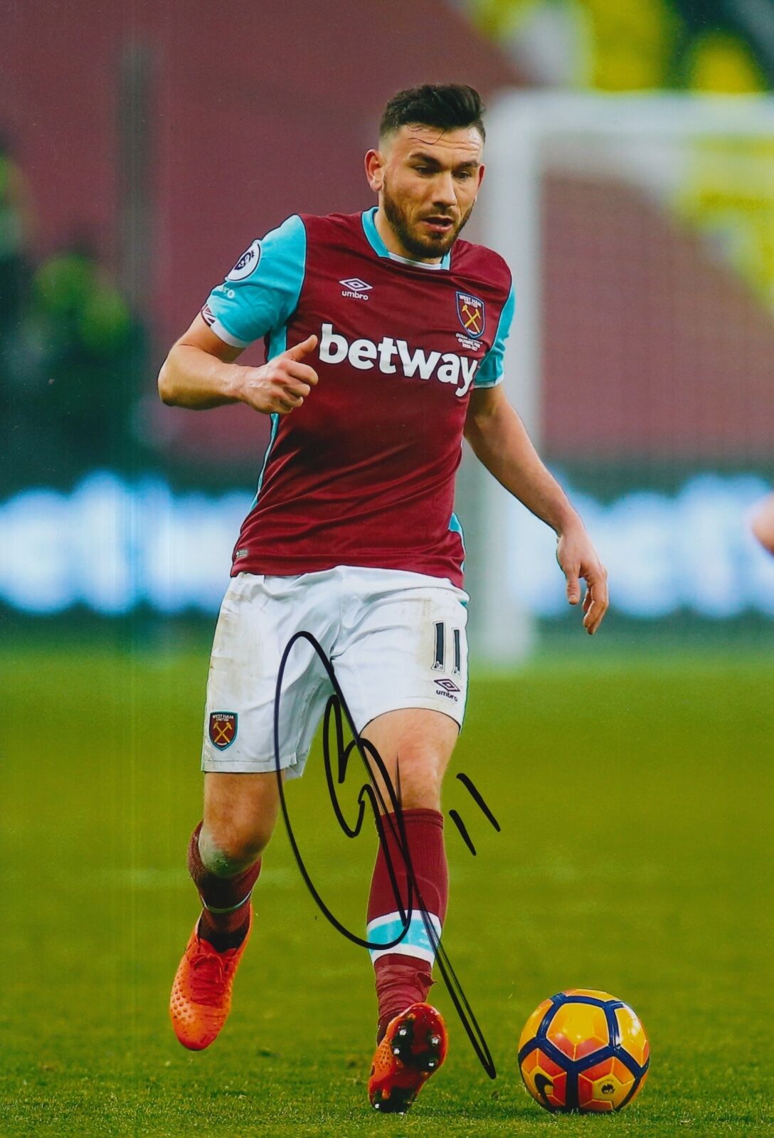 WEST HAM UNITED HAND SIGNED ROBERT SNODGRASS 12X8 Photo Poster painting 2.