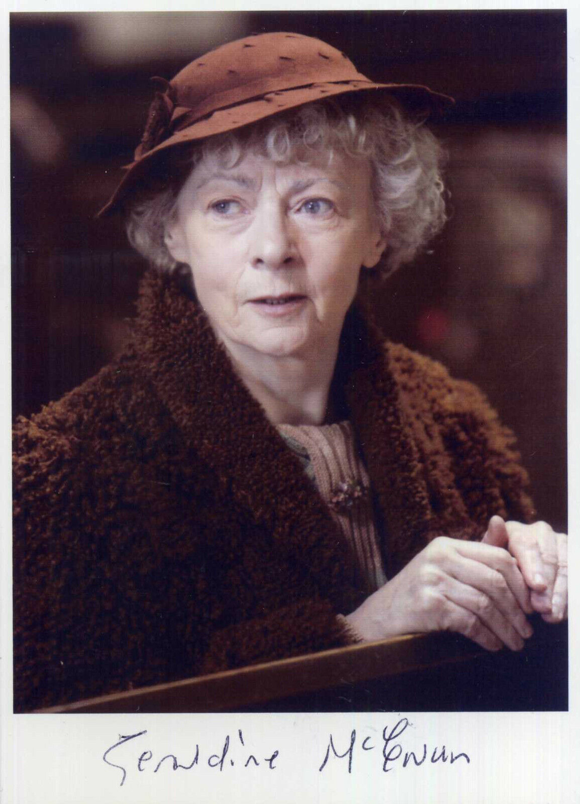 GERALDINE McEWAN Signed Photo Poster paintinggraph - TV & Film Actress MISS MARPLE - preprint