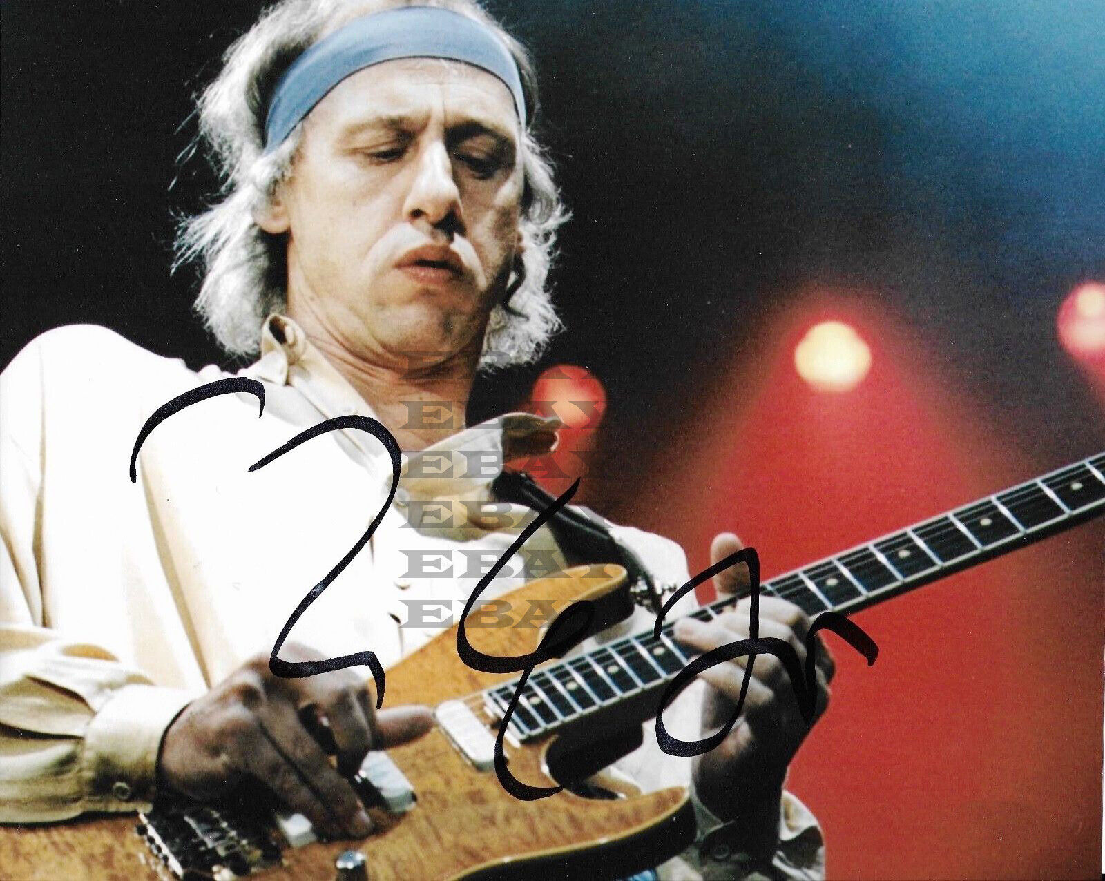 Mark Knopfler Dire Straits Signed 8x10 Photo Poster painting Reprint