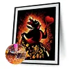 Silhouette Of The Heart Tyrant-Full Round Diamond Painting 40*50CM