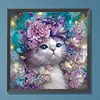 The Cat 30*30cm(canvas) full round drill diamond painting