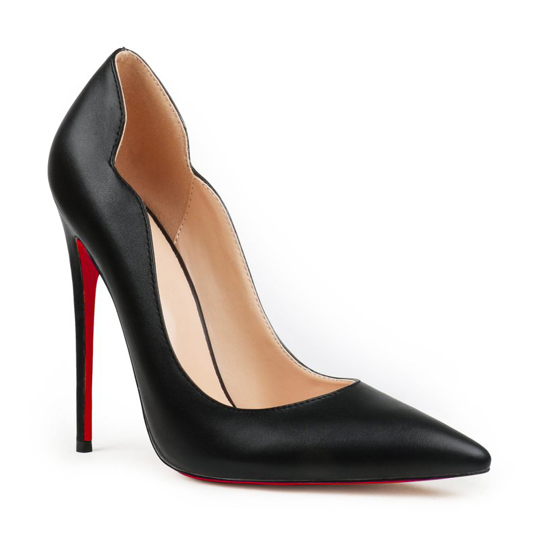 120mm Women's Red Bottom High Heels for Party Wedding Pumps Patent-MERUMOTE