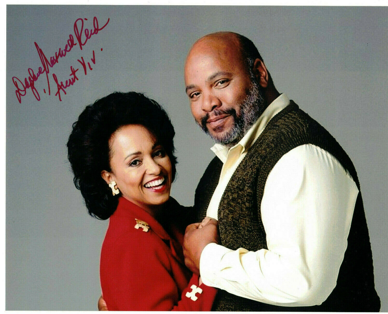 Daphne Maxwell Reid Signed 8x10 Photo Poster painting Autograph, Fresh Prince Bel-Air, Aunt Viv