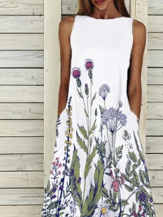 Garden of Love Midi Dress-vocosishoes