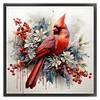 (Stamped/Counted) Cardinal Bird- 11CT Cross Stitch 40*40cm