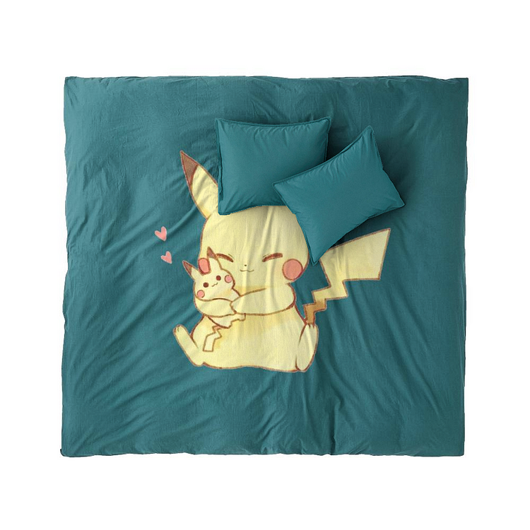 Pikachu And Baby, Pokemon Duvet Cover Set