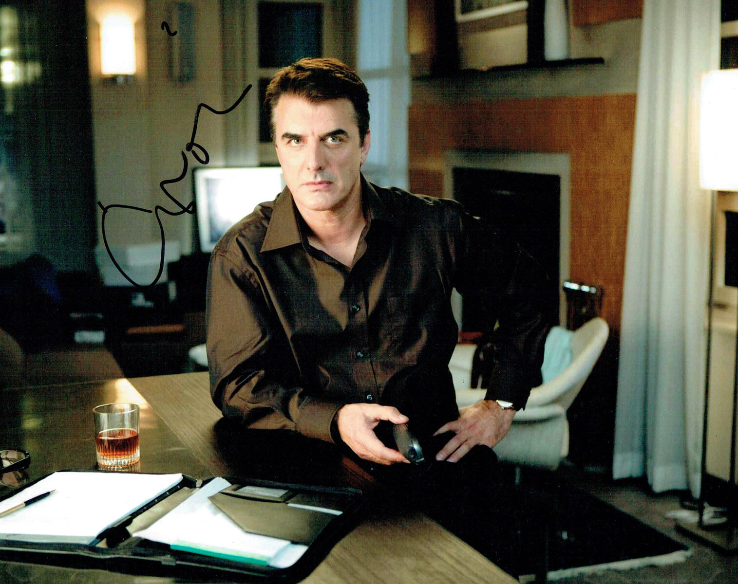 Chris NOTH SIGNED Autograph 10x8 Photo Poster painting AFTAL COA Sex in the City Mr Big