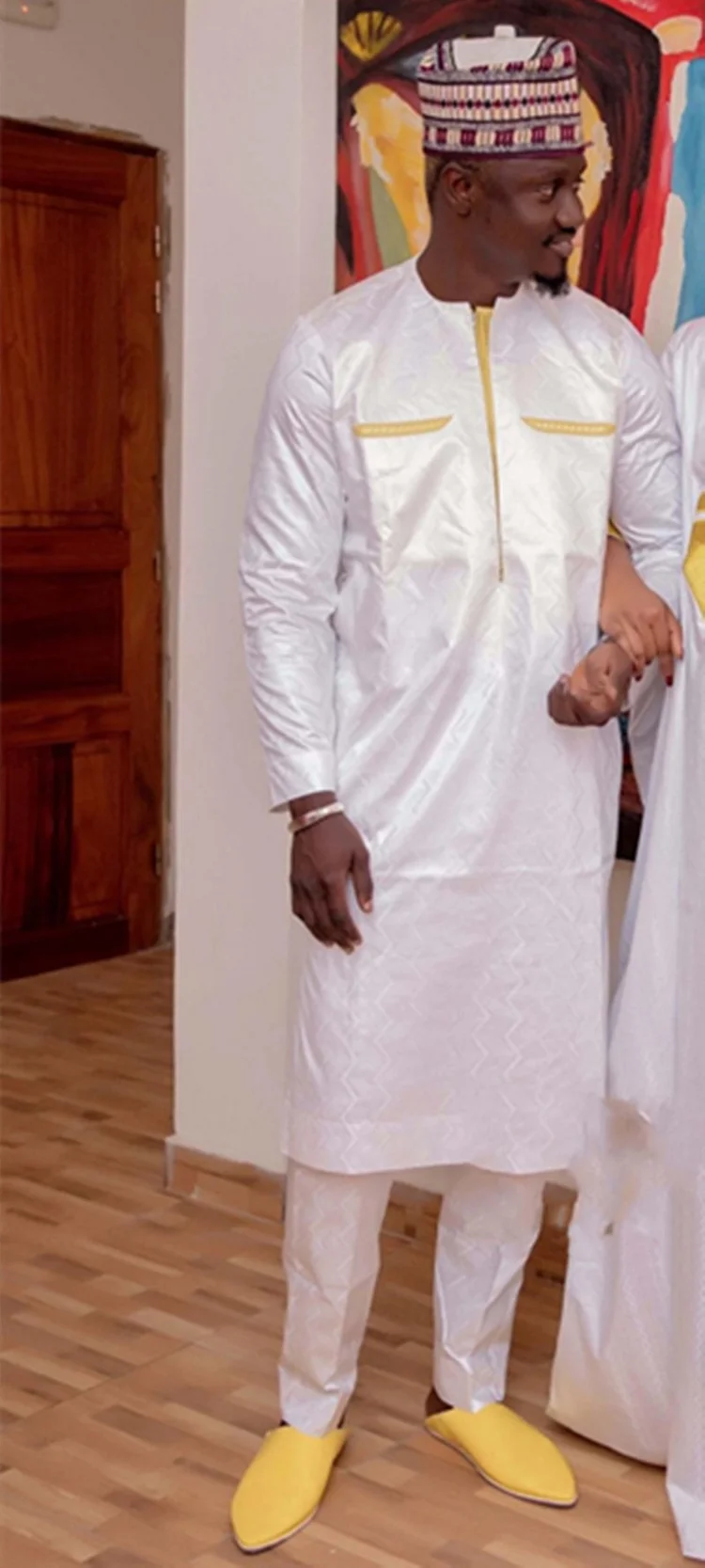 African Dress For Woman African Couple Fashion Agbada Computer Embroidery Deign Long Dress QueenFunky