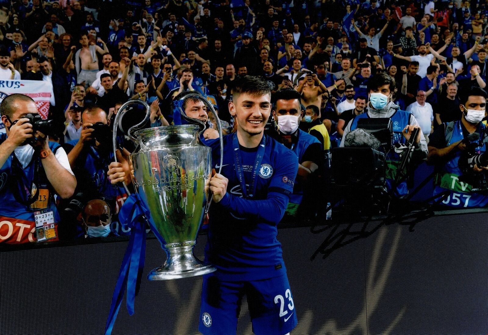 Billy Gilmour Signed 12X8 Photo Poster painting Chelsea FC & Scotland Euro 2020 AFTAL COA (1489)