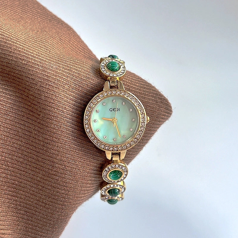 Sweet Solid Color Jewelry Buckle Quartz Watch Women’s Watches