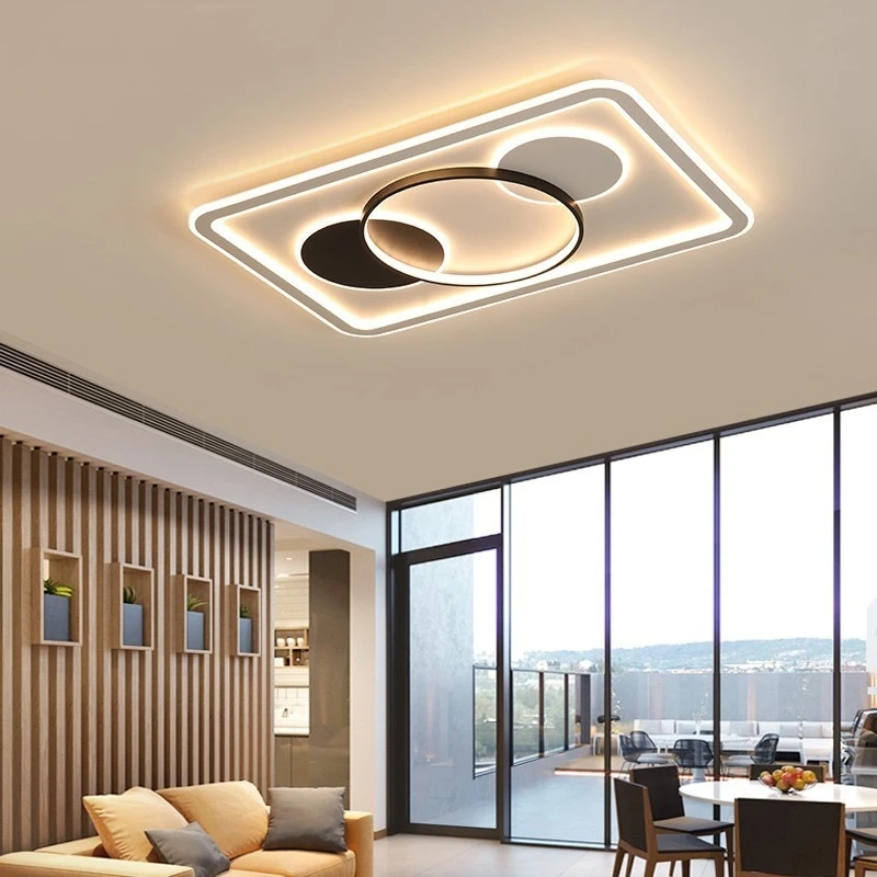 Modern Acrylic Ceiling Lights For Bedroom Support  Remote Control Lustre Led Surface Mount Lamps Lamparas De Techo