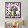 (Multi-Style) Butterfly And Flowers In Bucket-11CT Stamped Cross Stitch 45*45cm/17.72*17.72in