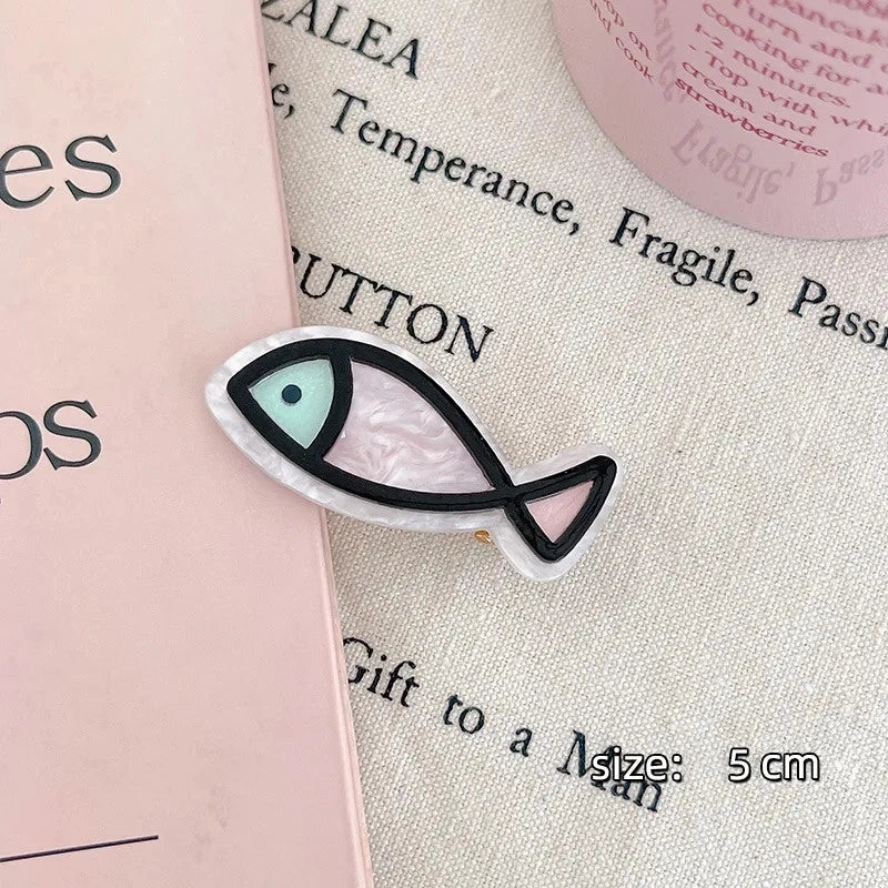 Women’s Cute Clouds Star Plastic Hair Clip