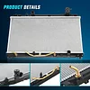 Nilight Radiator for Toyota Camry 2007 2008 2009 2010 2011 2.4L 2.5L FWD Performance Aluminum Replacement OEM