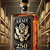 US Marine Corps 250th Anniversary Limited Edition Whiskey Bottle - Premium Glass With Gold Embossed Design by Inlyline