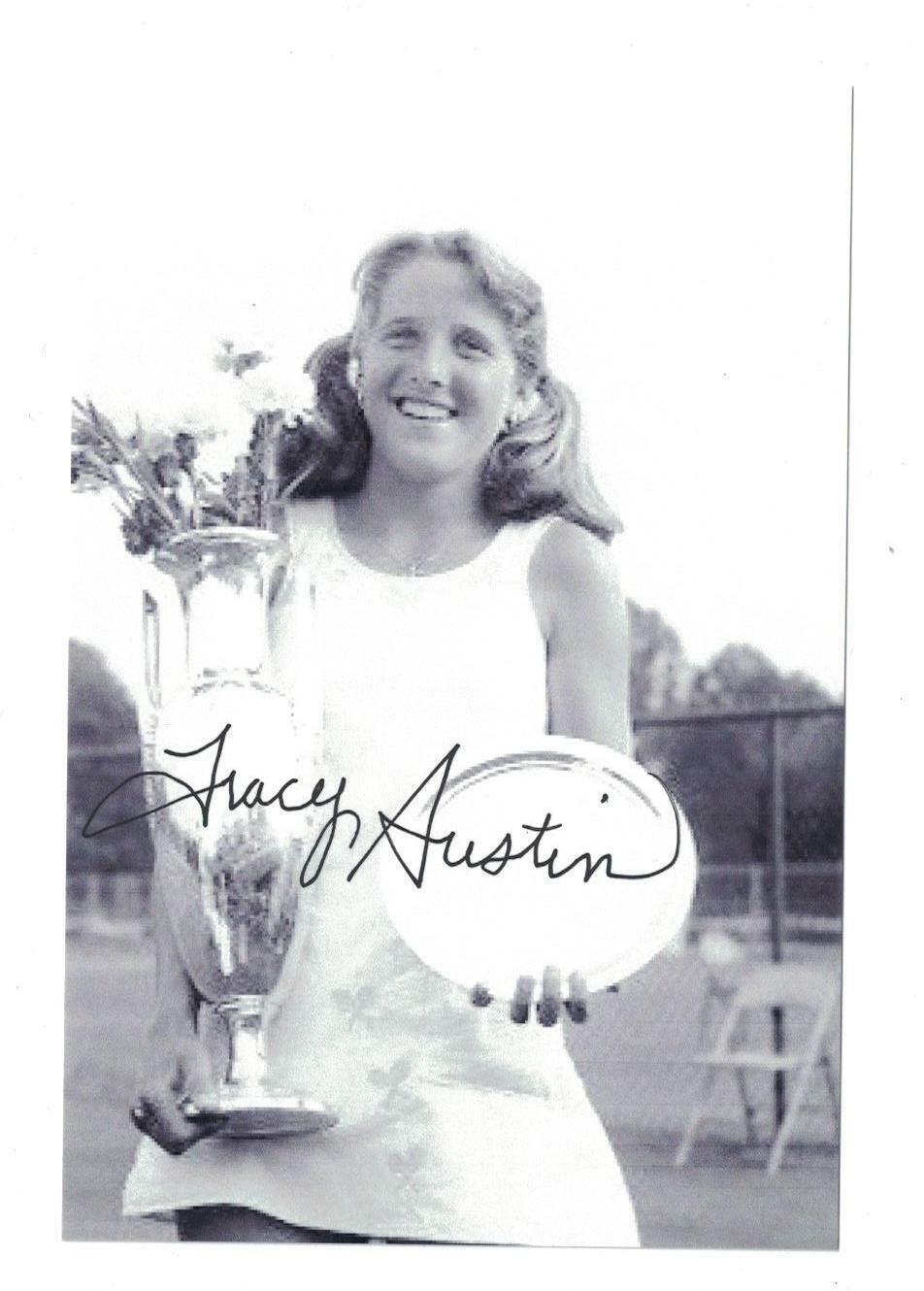 Tracy Austin Signed Autographed 4x6 Photo Poster painting Tennis A