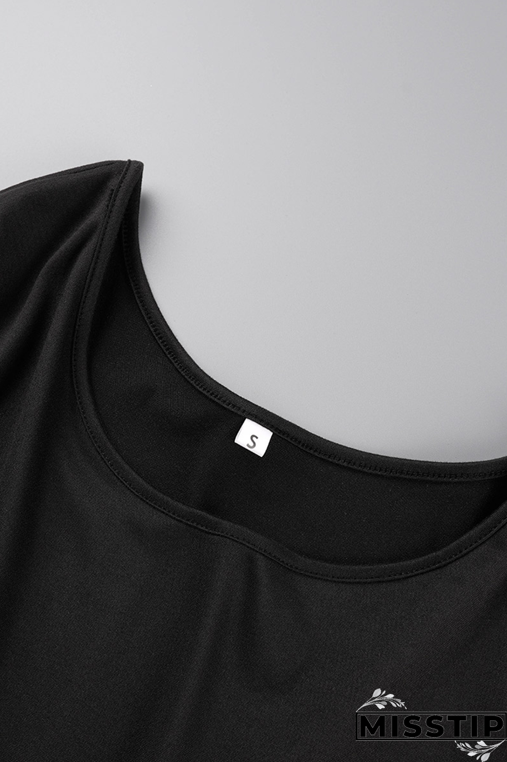 Blue Black Casual Patchwork Tie-dye O Neck Dresses