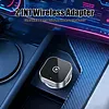 2-in-1 Wireless CarPlay Adapter Plug and Play CarPlay Converter Convert Wired To Wireless Mini USB Dongle for iPhone & Android for CarPlay and Android Auto (Silver)