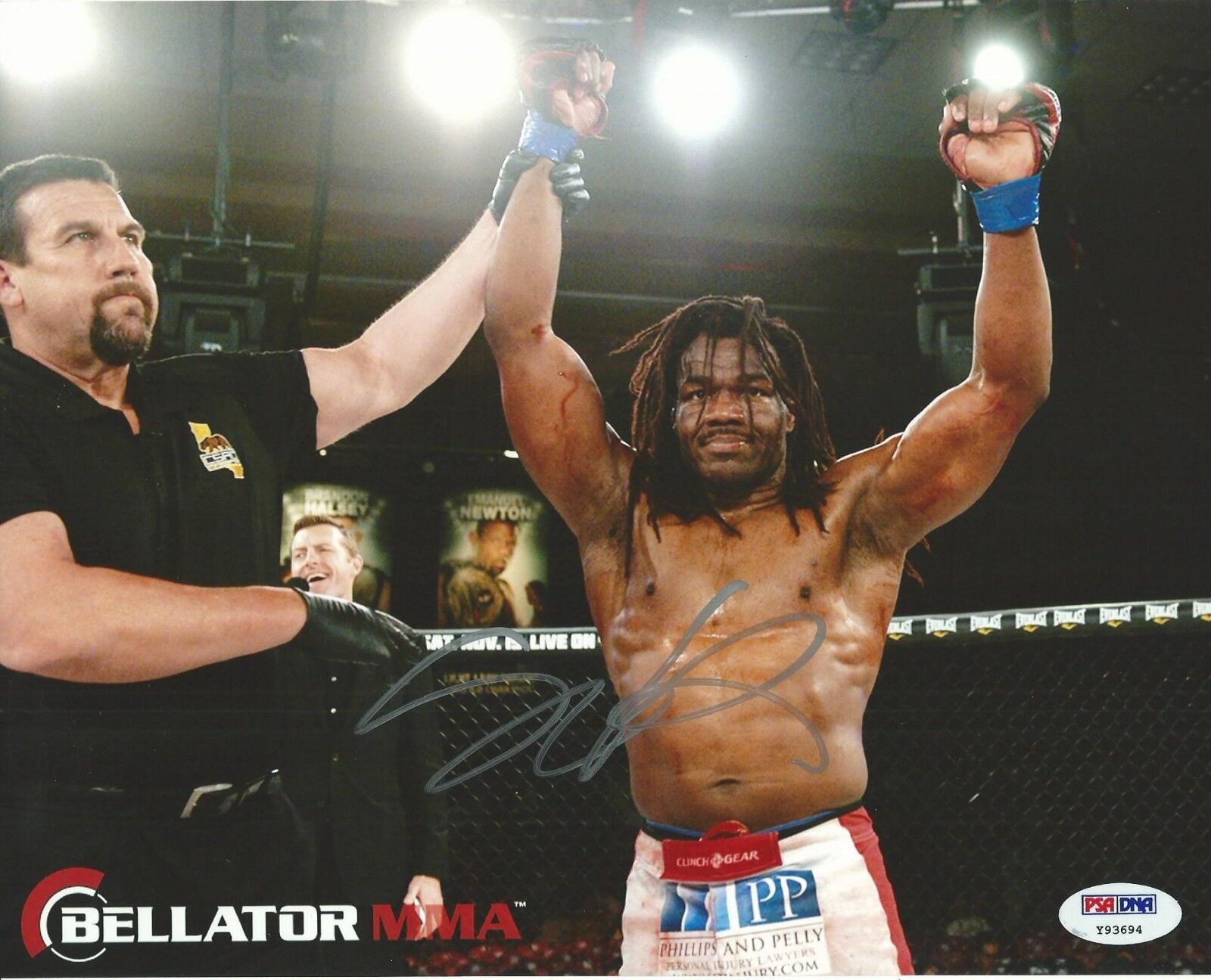 Rameau Thierry Sokoudjou Signed 8x10 Photo Poster painting PSA/DNA COA Bellator MMA Pride UFC 84