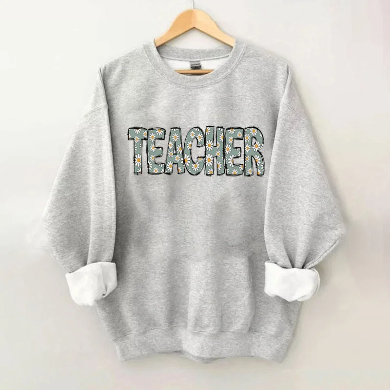 Wildflower Teacher Sweatshirt
